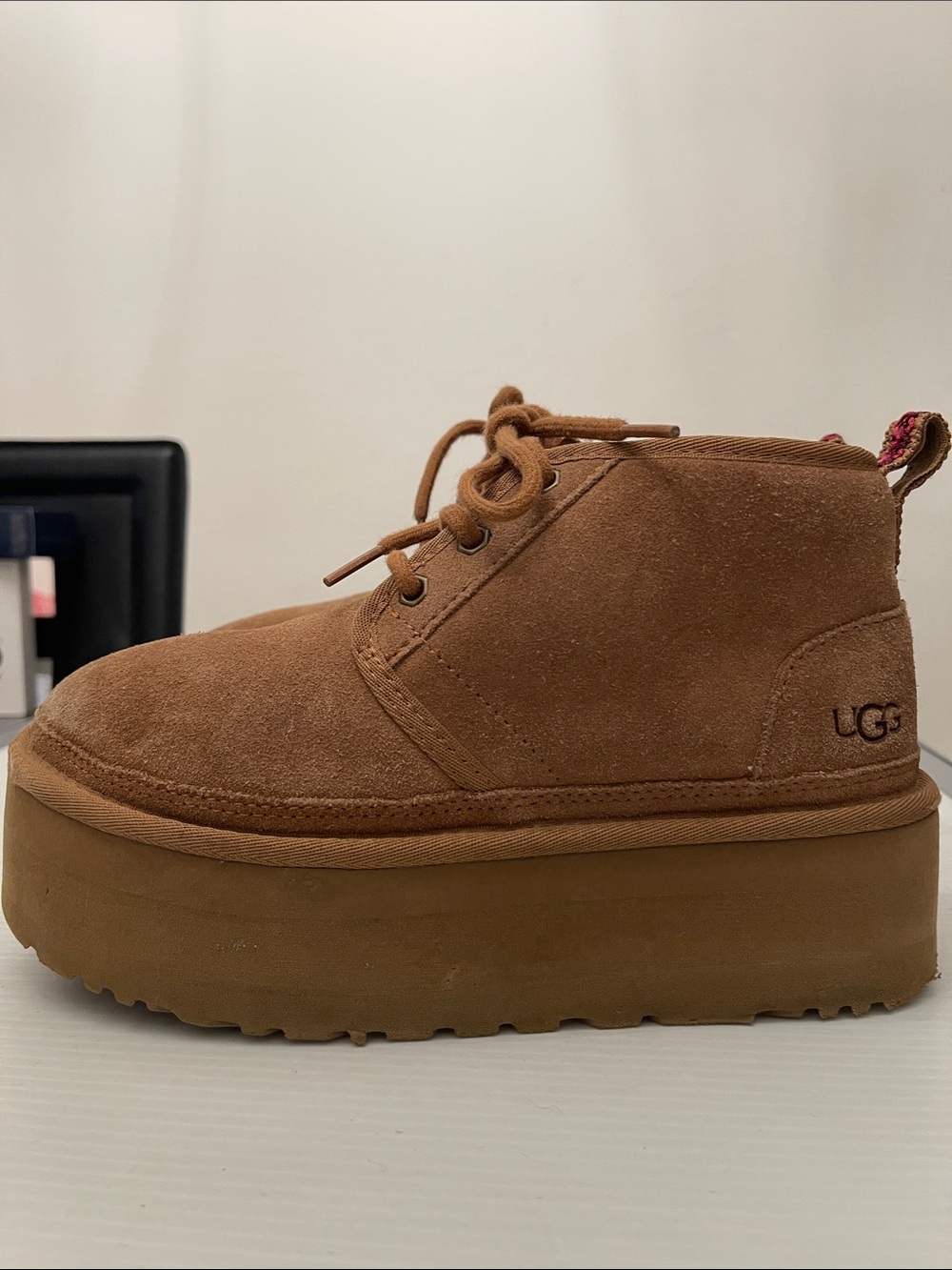 UGG WINTER NEUMEL HERITAGE PLATFORM BOOTS WOMENS SIZE 7